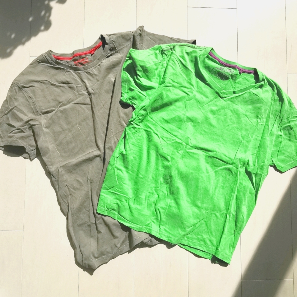 NWOT bundle two 100% cotton tees large